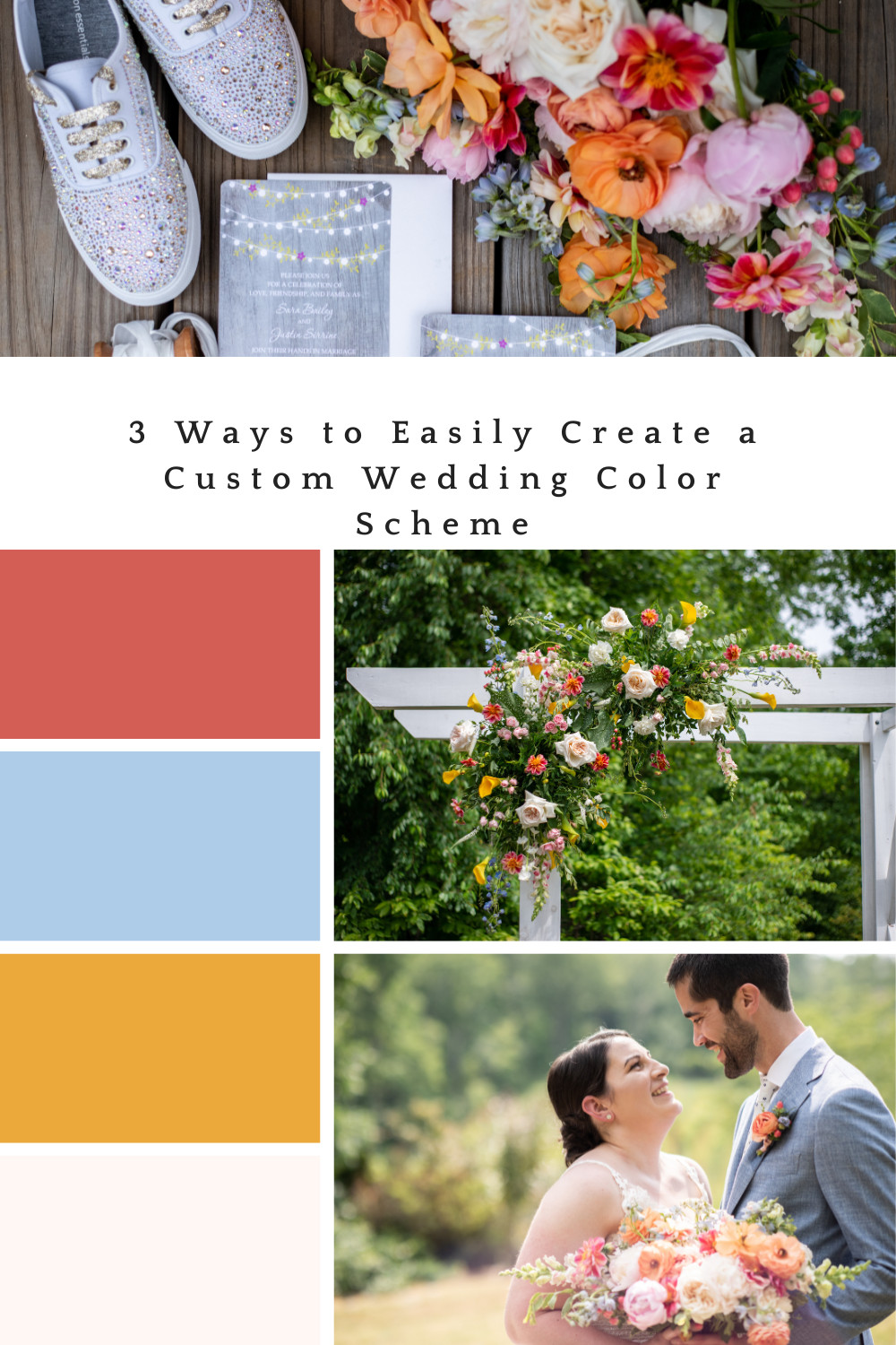 Create a custom wedding color scheme