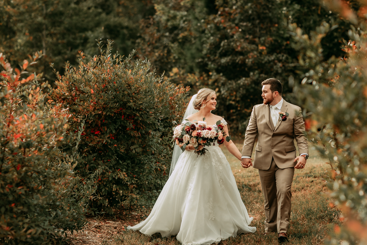 North Georgia wedding at blueberry farm