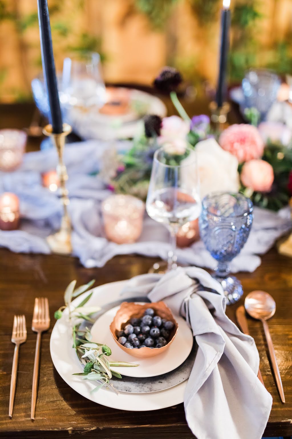 Farm to table wedding decor