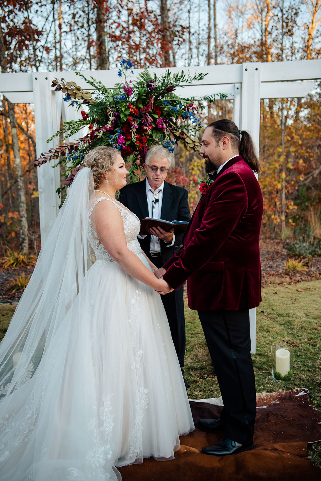 Fall barn wedding in North Georgia