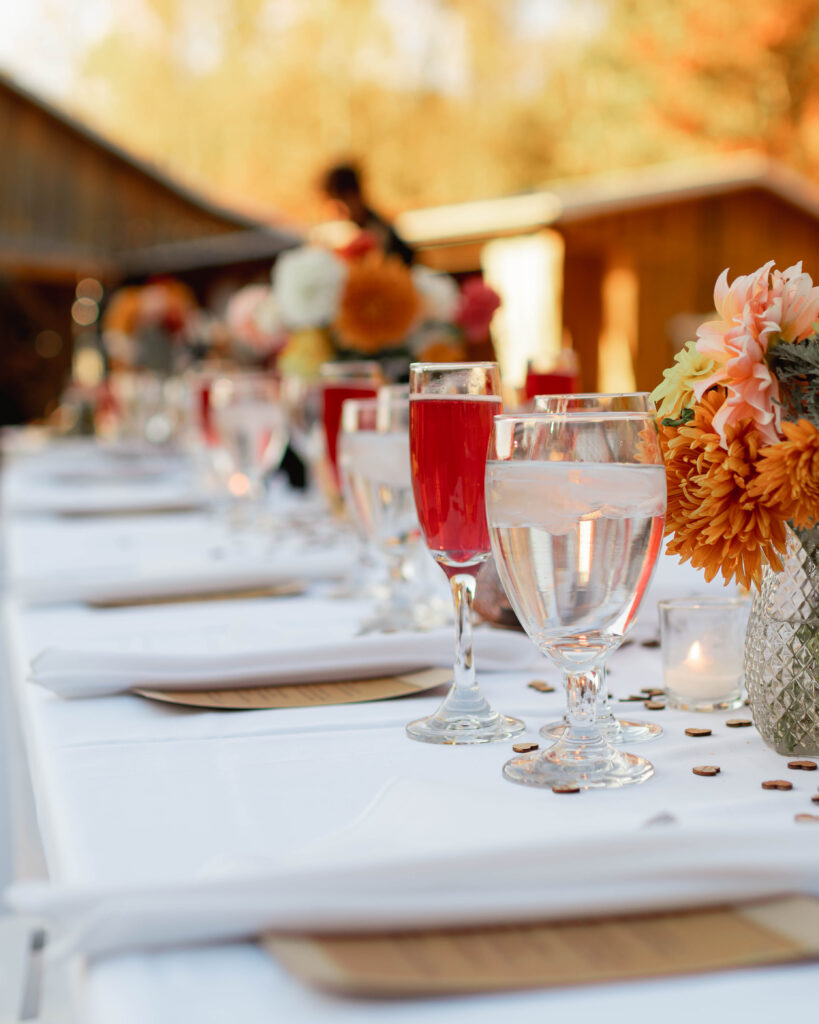 Fall engagement party in North Georgia